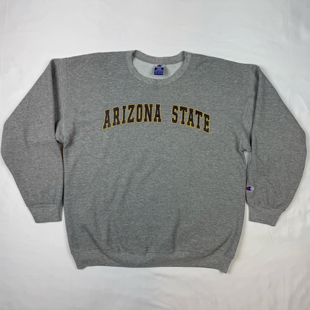 Vtg Champion Arizona State Sun Devils Mens Crewneck Sweatshirt Large 90s C2